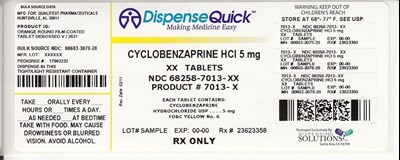 Ndc 68258-7013-xx (Ndc 68258 7013 Xx      Qualitest)